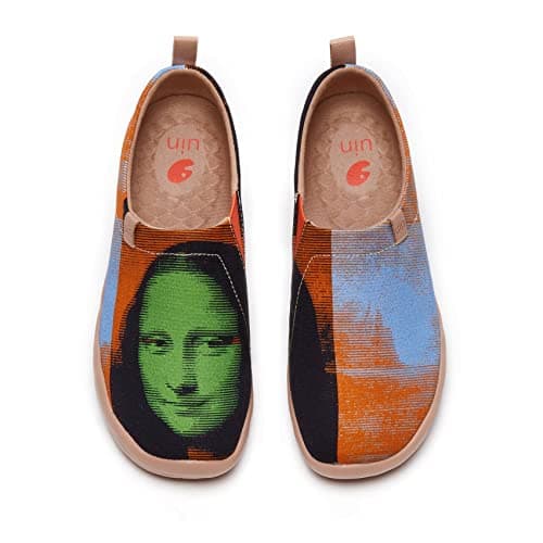 UIN Women's Floral Casual Slip-On Shoes Lightweight & Comfortable