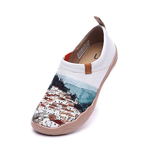 UIN Women's Floral Casual Slip-On Shoes Lightweight & Comfortable