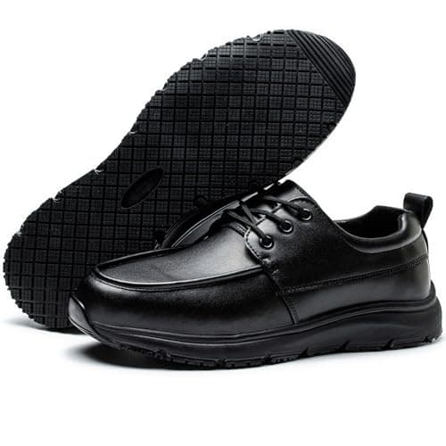 ulogu Non-Slip Waterproof Shoes | Oil Resistant Slip-On Work Loafers for Men & Women