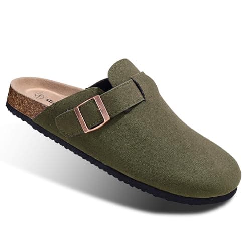 BULLIANT Comfort Clogs for Men & Women | Cushioned Cork Footbed | Nurses & Workewear
