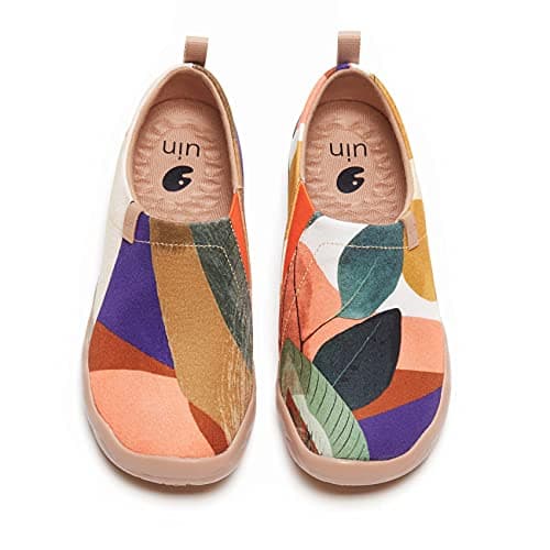 UIN Women's Art Travel Slip-On Flats Lightweight & Breathable