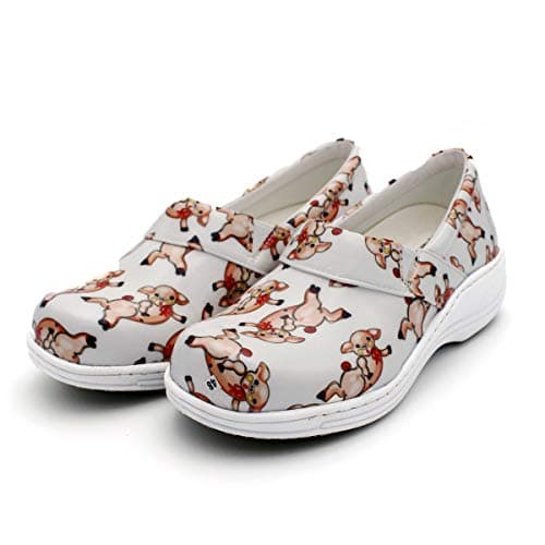 Laforst Women's Slip Resistant Work Shoes PU Upper Clog