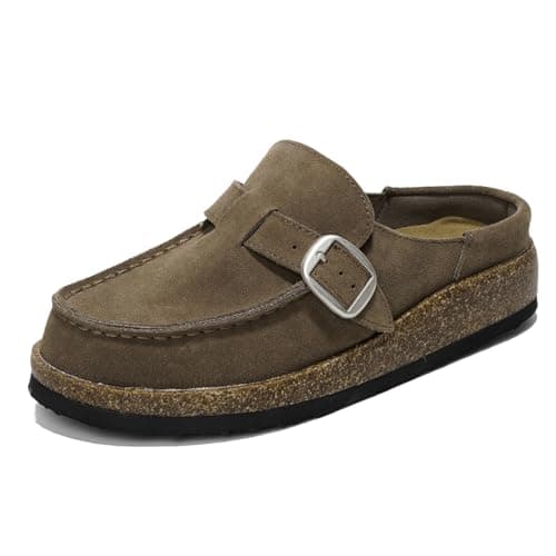 Carline Memory Foam Women's Moccasin-Style Clogs - Durable & Water Resistant