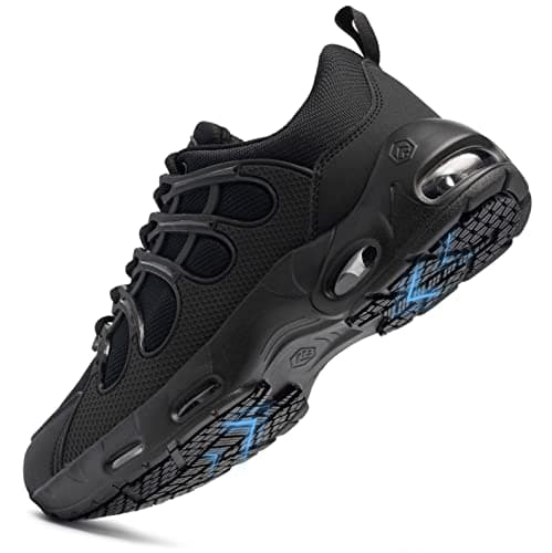 LARNMERN Non-Slip Work Shoes for Men | Slip Resistant Casual Sneakers