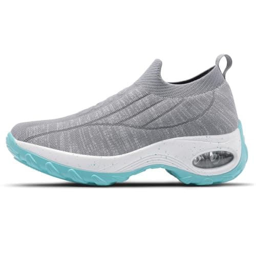 Non-Slip Arch Support Walking Shoes for Women | breathable Mesh Tennis Sneakers