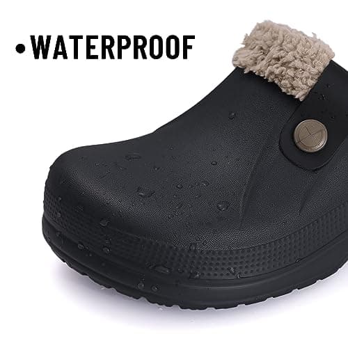 Classic Waterproof Fur Lined Winter Slippers for Men and Women
