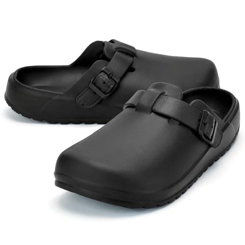 UPSOLO Women's Slip-On Nurses Clogs for Work and Garden