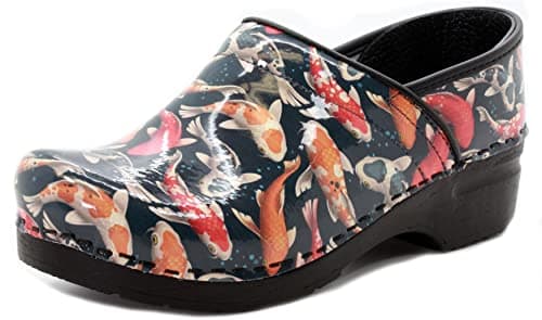 KLÄGN Women's Professional Printed Leather Clogs - Stylish Comfort