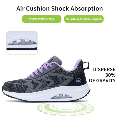 Women's Arch Support Walking Shoes for Plantar Fasciitis Pain Relief US 5.5-11