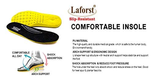 Laforst Women's Slip Resistant Work Shoes PU Upper Clog