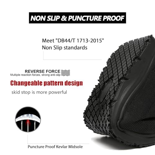 Ulogu Men's & Women's Waterproof Steel Toe Roofing Sneakers