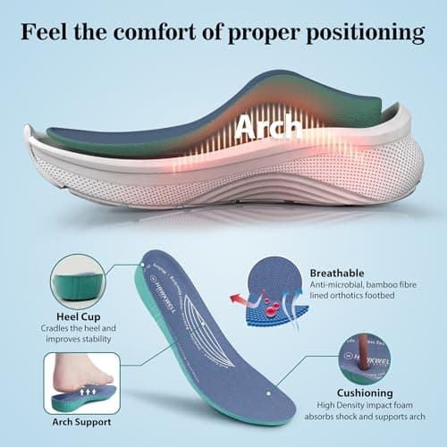 Hawkwell Women's Slip-On Arch Support Comfortable Nurse Shoes