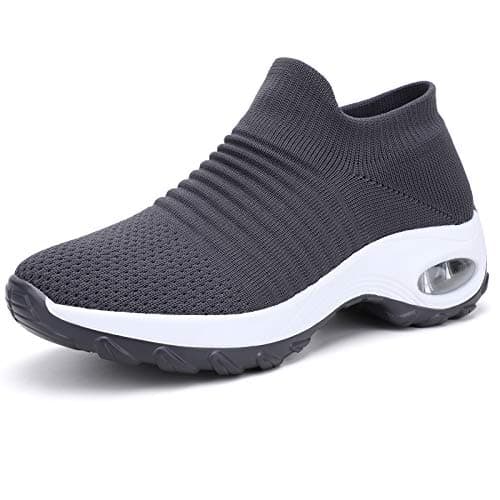 Non-Slip Arch Support Walking Shoes for Women | breathable Mesh Tennis Sneakers
