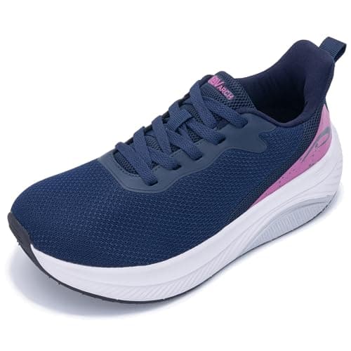 Women's Wide Toe Box Arch Support Walking Shoes for Plantar Fasciitis