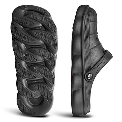 KEMISANT Women's Cushioned Slip-On Sandals