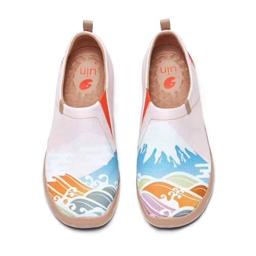 UIN Women's Art Travel Slip-On Flats Lightweight & Breathable
