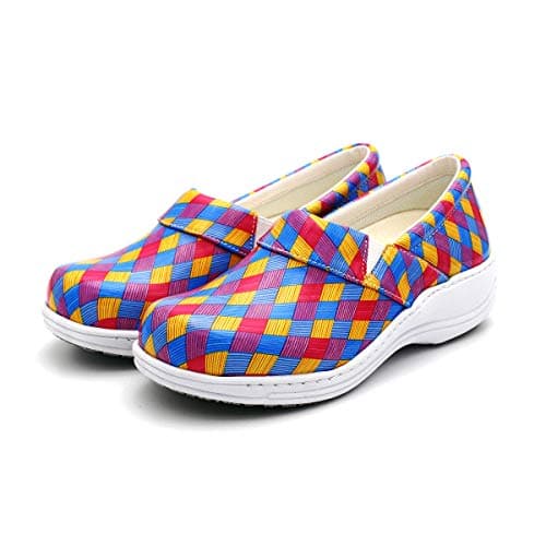 Laforst Women's Slip Resistant Work Shoes PU Upper Clog