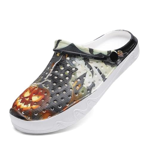 DAYUMKOU Lightweight Slip-On Clogs, Non-Slip for Men Women Work Nurses