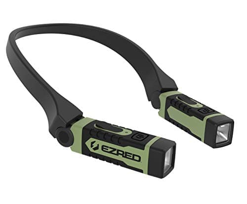 EZRED ANYWEAR Rechargeable Neck Light - NK15 (Green) Bundle