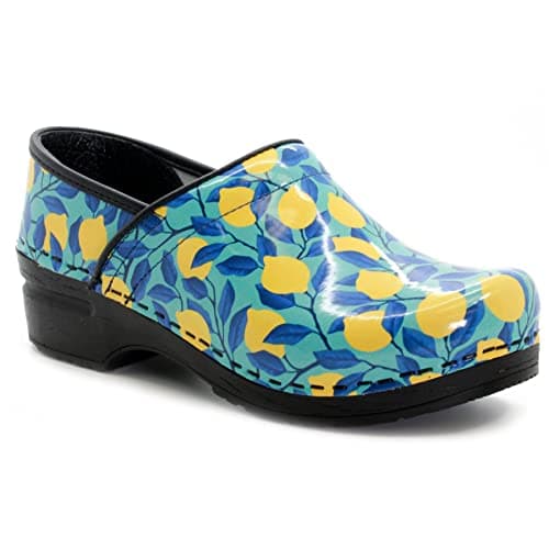 KLÄGN Women's Professional Printed Leather Clogs - Stylish Comfort