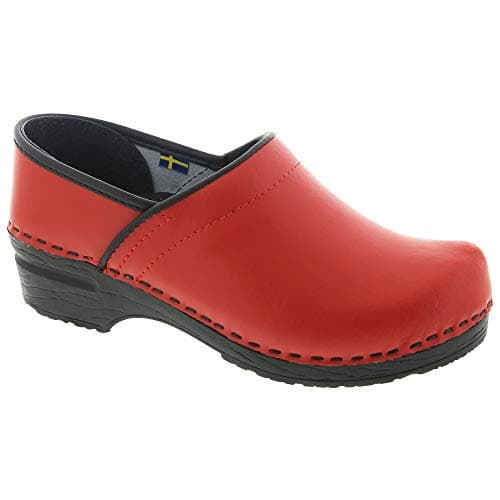 BJORK Swedish Comfort Leather Clogs for Women