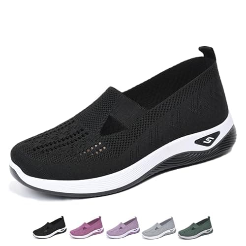 2024 Bawcud Women's Soft Sole Breathable Mesh Walking Shoes