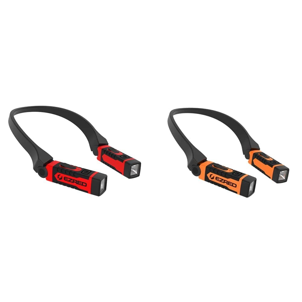 EZRED Anywear Rechargeable Neck Light - NK15 & EZRED NK15-OR Anywear Neck Light, Orange