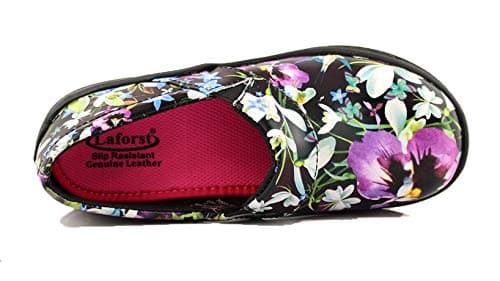 Laforst Rachel 7003 Women's Leather Nonslip Server Clog