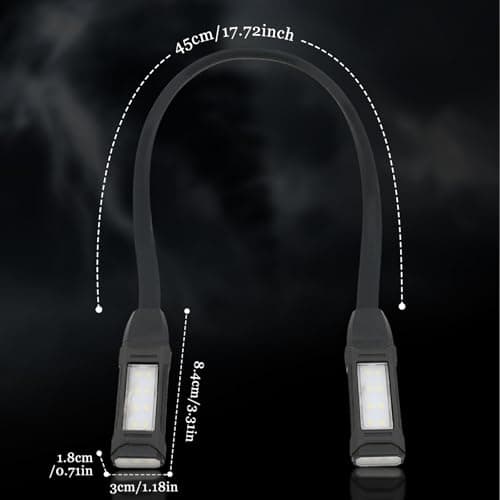 AGLOO Detachable Neck Light - Rechargeable 400LM LED Reading Lamp