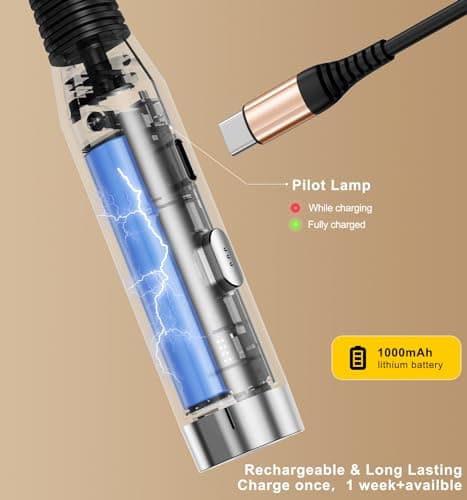 3-Level Brightness Neck Reading Light - Hands-Free, Rechargeable, Perfect for Reading, Knitting, Camping, Black
