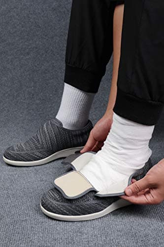 Men's Diabetes-Friendly Adjustable Sports Shoes with Anti-Slip Soles
