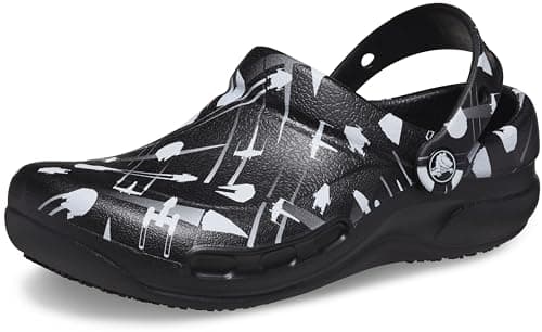 Crocs Unisex-Adult Bistro Graphic Clogs Slip-Resistant Work Shoes