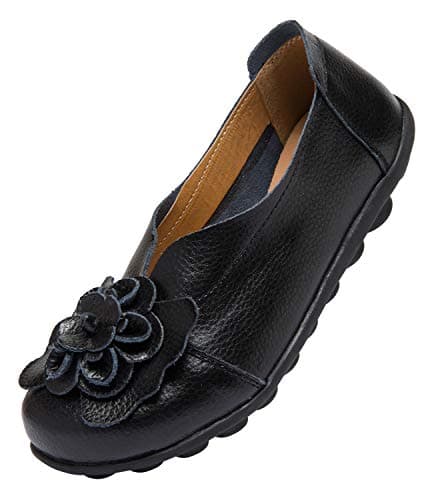 ANYUETE Women's Comfortable Slip-On Loafers for Walking and Office Use