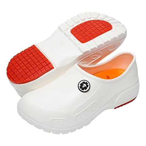 YUNGPRIME Slip-Resistant Work Shoes for Men and Women - Nursing & Chef Shoes