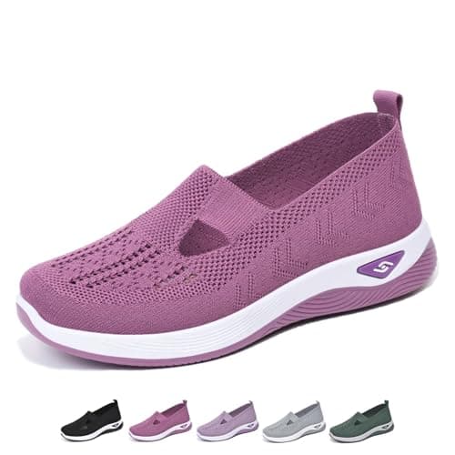 2024 Bawcud Women's Soft Sole Breathable Mesh Walking Shoes