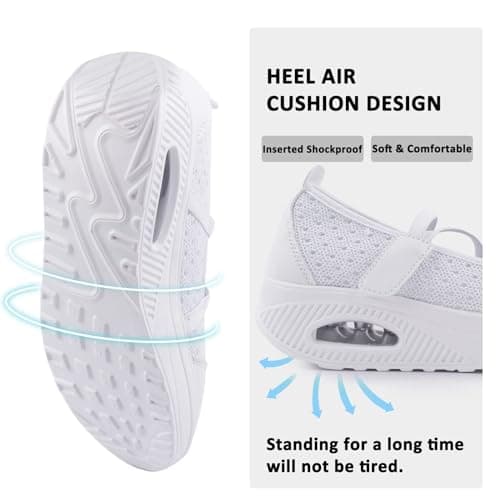 Comfortable Women's Nurse Shoes for Arthritis, Diabetes and Heel Pain