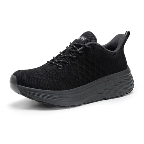 Womens Non Slip Water Resistant Walking Shoes for Chef Kitchen Food Service