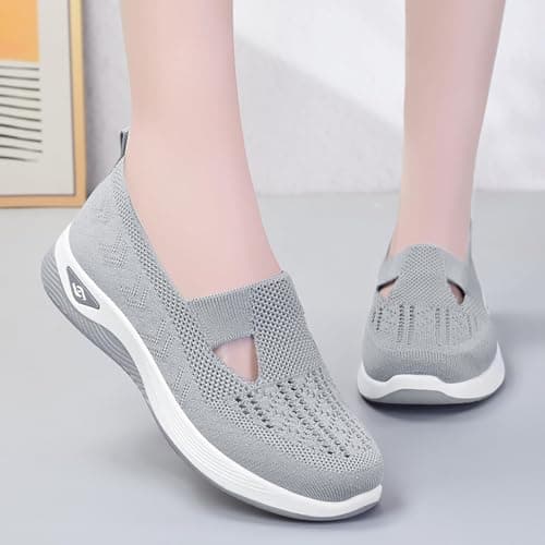 2024 Bawcud Women's Soft Sole Breathable Mesh Walking Shoes