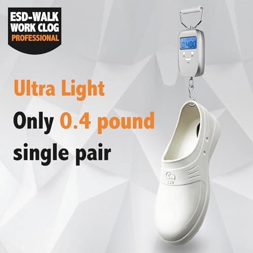 Women's Non-Slip Work Slippers, Waterproof & Oil Resistant, Anti-Static, Ideal for Hospitals, Kitchens, Labs, and Home