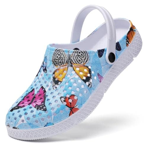 Eliogn Women's Garden Clogs Shoes Anti-Slip Beach Sandals