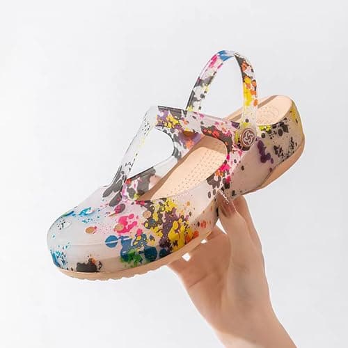KELMALL Women's Non-Slip Classic Slip-On Platform Nursing Garden Mules Comfort Lightweight