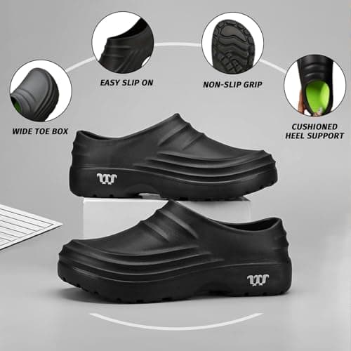 Men's Armadillo Chef Shoes - Slip Resistant, Lightweight & Waterproof