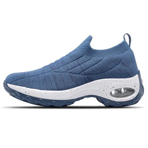 Non-Slip Arch Support Walking Shoes for Women | breathable Mesh Tennis Sneakers