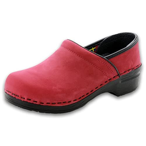 BJORK Swedish Comfort Leather Clogs for Women