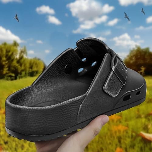 BULLIANT Unisex Adjustable Sandals, Comfortable Cushioned Footbed