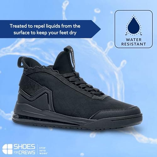 Men's & Women's Tigon II Slip Resistant Work Sneakers, Black