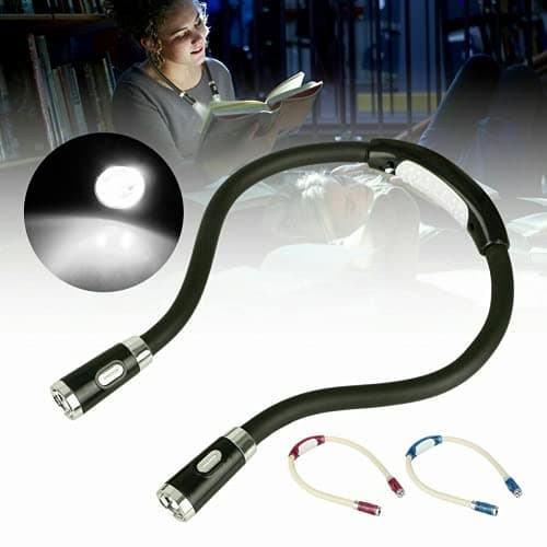 Ausuky Hands-Free Neck LED Reading Light (Blue)