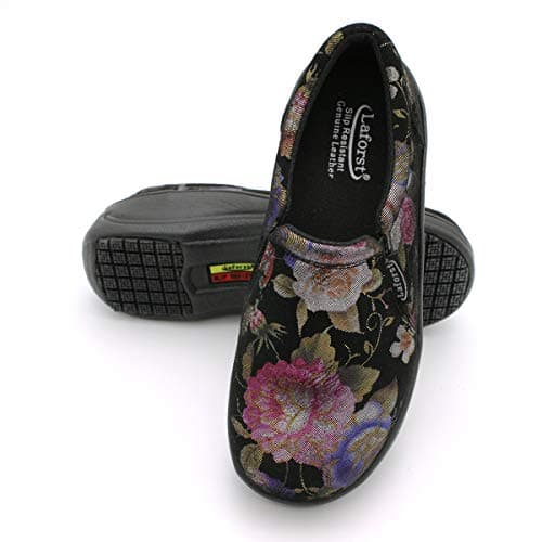 Laforst Rachel 7003 Women's Leather Nonslip Slip-On Clog