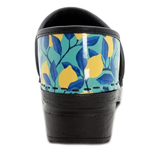 KLÄGN Women's Professional Printed Leather Clogs - Stylish Comfort