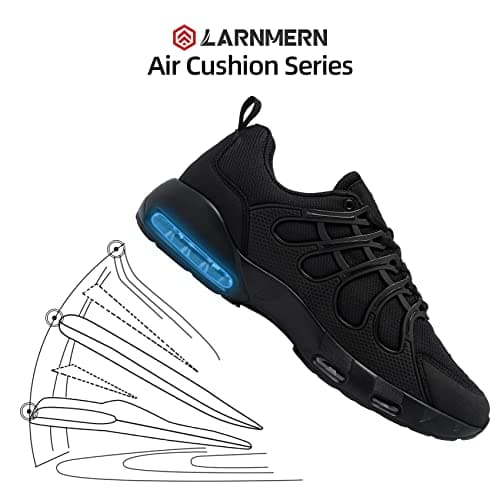 LARNMERN Non-Slip Work Shoes for Men | Slip Resistant Casual Sneakers